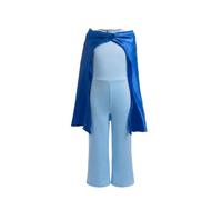 Lito Angels Déguisement de Bergère Fille avec Cape et Serre-tête, Bleu | Combinaison sans manches, Cape satinée, Serre-tête à nœud, Ceinture rose, Déguisement Halloween, Carnaval