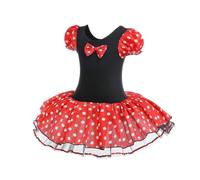 Lito Angels Deguisement Mouse Robe Tutu Enfant Fille, Anniversaire Fete Halloween Noël Carnaval, avec Oreilles de Souris Serre-Tete