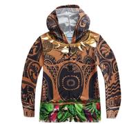 Lito Angels Deguisement pour Enfant Garcon, Sweat à Capuche Veste Zippée, Anniversaire Fete Carnaval Vetement, Taille 8-9 ans
