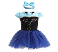 Lito Angels Deguisement Princesse Anna avec Bandeau pour Bebe Filles Taille 12-18 mois