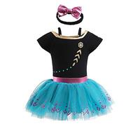 Lito Angels Deguisement Princesse Anna avec Bandeau pour Bebe Filles Taille 9-12 mois