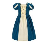 Lito Angels Deguisement Robe Princesse Merida Re pour Enfant Fille Taille 5-6 ans, Sarcelle Foncé (étiquette en tissu 120)