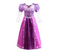 Lito Angels Deguisement Robe Princesse Raiponce Costume pour Enfant Fille Taille 14-15 ans, Violet