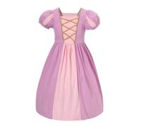 Lito Angels Deguisement Robe Princesse Raiponce pour Enfant Fille Taille 9-10 ans, Violet (étiquette en tissu 140)