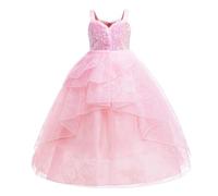Lito Angels Déguisement Robe Princesse Sorcière Fille, Rose, 9-10 ans