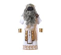 Lito Angels Déguisement Zeus Garçon avec Perruque et Barbe, 8-10 ans