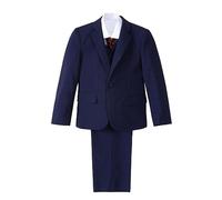 Lito Angels Ensemble de 5 pièces de smoking et blazers pour petit garçon Bleu 5 à 13 ans