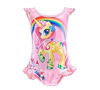 Lito Angels Maillot de Bain Licorne My Little Pony 1 Piece Une Pièce pour Enfant Fille, Style C - Rose, Taille 6-7 Ans