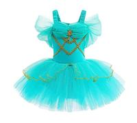 Lito Angels Robe Ballet de Danse Princesse pour Enfant Fille, Déguisement Ballerine Justaucorps Tutu Taille 2-3 Ans (Numéro d'étiquette 100)