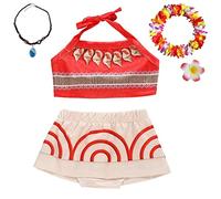 Lito Angels Tankini Maillot de Bain Princesse 2 Piece avec Accessoires pour Enfant Fille Taille 4-5 Ans