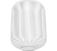 Lito L ¿ Lanterne Décorative En Acier Inoxydable 33×33×45 Cm Photophore Pour Bougie Grand Vent Lantern D¿Intérieur ¿ Couleur Blanc