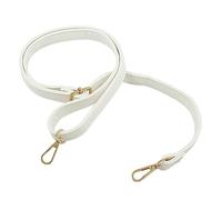 Litoexpe Sangles de rechange réglables en cuir pour sac à main à bandoulière - 68,6 à 139,7 cm - Blanc crème