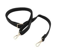 Litoexpe Sangles de rechange réglables en cuir pour sac à main à bandoulière - 68,6 à 139,7 cm - Noir