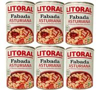 Litoral : ragoût de fèves asturiennes - Fabada Asturiana - 435 g - Lot de 6 canettes
