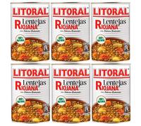 Litoral : Riojana Lentils - Rioja Lentil ragoût 430 g - Lot de 6 boîtes