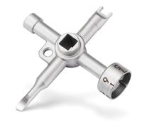 Litorange Clé carrée pour radiateur en acier inoxydable 304 pour valve thermostatique, clé de chauffage pour purge de radiateur, clé de purge pour tête thermostatique