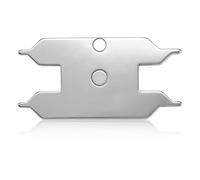 Litorange Lot de 2 clés universelles pour couvercle de cartouche BLANCO 139219-304 en acier inoxydable et cartouche de 35 mm, réparation de robinet - Longue poignée