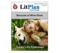 LitPlan Novel Study Because of Winn-Dixie