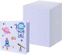 Litpoetic Lot de 36 livres vierges pour enfants pour écrire des histoires, livres de croquis à couverture rigide pour étudiants, pages vierges pour créer votre propre livre, idéal comme cadeau de Noël