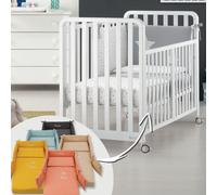 Lits bébé Azzurra Design Glam White - Glammy