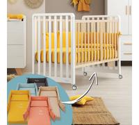 Lits bébé Azzurra Design Glam White Nat - Glammy