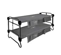 Disc-O-Bed L avec poches latérales anthracite