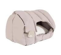 Lits de chat Grottes, Canapé-lit pour chat,Lits de chat en grotte de chat fermés pliants saisonniers - Fournitures pour animaux de compagnie antidérapantes Canapé de chat amovible lavable pour c