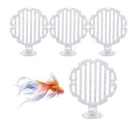 Lits de poisson, accessoires d'aquarium Betta, 4 décorations d'aquarium confortables, repos sécurisé des feuilles, 4 cm, pour frayer, dormir et se reposer dans l'aménagement paysager de l'aquarium