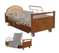 Lits d'hôpital électriques 8 Fonctions avec Fonction de Rotation, lit médicalisé pour la Maison avec Inclinaison latérale, déplace Les dispositifs d'aide aux Soins Infirmiers jusqu'à 530 LB