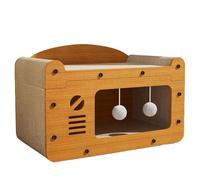 Lits d'intérieur mignons pour chats | Petit lit pour chat | Lits d'intérieur mignons | Jouets interactifs pour chat 2 en 1 pour griffer les griffes, l'entraînement, le jeu | Maison pour animaux de