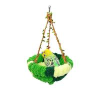 Lits d'oiseaux chauds - lits en peluche d'hiver confortables pour, taille compacte avec des fournitures solides pour animaux de compagnie pour dormir ascenseur jouant à une volière