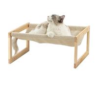 Lits inclinables pour chiens surélevés,Meuble de couchage amovible - Lit pour chien en bois - Convient aussi bien à l'intérieur qu'à l'extérieur: dortoir d'étudiant, appartement, chambre, maison