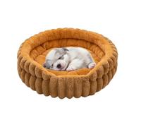 Lits Pour Animaux De Compagnie Pour Petits Chiens - 40 X 40 X 15 Cm, Nid Rond Pour Chat, Lit Pour Chien En Peluche Lavable, Coussin Apaisant Antidérapant | Intérieur Extérieur, Salon, Appartement, Cha