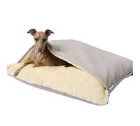Lits pour animaux domestiques grande niche hiver chaud nid de chat sac de couchage amovible et lavable tapis de couchage fournitures pour animaux de compagnie coussin pour chien grande maison canapé