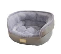 Lits pour Chats Chiens Le lit Original apaisant pour Chat et Chien, Fournitures pour Animaux de Compagnie, Lits pour Chiens Taille Moyenne Petite pour I'hiver Intérieur(B,60 * 52cm)