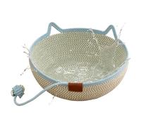 Lits pour chats d'intérieur Panier en corde coton tressé à la main avec