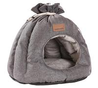 Lits pour chats - Lit pour chat avec capuche pour chat intérieur, lit caché pour chat | Maison pour chat fermée, tissu peluche doux, amovible. Nos lits pour chats d'intérieur sont équipés d'un flan