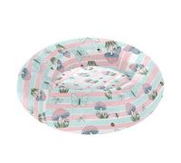 Lits pour chien en forme de champignon et de papillons pour animaux domestiques de petite taille, rose