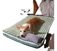 Lits pour chiens, respectueux de l'environnement, construction durable, vert, L 97x66x45cm