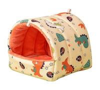 Lits pour petits animaux Habitat Semi-Fermé d'hiver Mignon Chaud et Lavable | Lit-nid pour hamster Pour Sommeil Repos Animalerie Balcon Salon Salle de Séjour Chambre