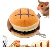 Lits Pour Petits Animaux | Lit en Forme de Hamburger pour les Petits Animaux | Nid Mignon Gerbille - pour Hamster Cochon d'Inde Gerbille Chinchilla et Hérisson pour Dormir et Se Reposer pour Temps Fro