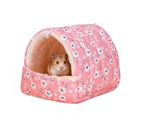 Lits pour Petits Animaux Nid Caverne de Sommeil en Peluche Épaissie, Douce | Lit de Sommeil Hérisson Lapins, sugar gliders, furets, chinchillas, cochons d'Inde, temps froid