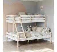 Lits Superposés 2 Couchages - Gain De Place - Gamme Evy Blanc 90X190