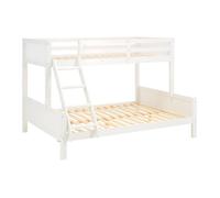 Lits Superposes 90x200 Mezzanine Et Lit De Jeunesse 140x200 Bois Blanc