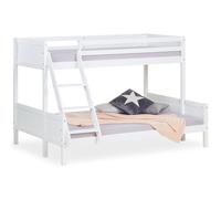 Lits Superposes 90x200 Mezzanine Et Lit De Jeunesse 140x200 Bois Blanc