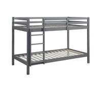 Lits superposés ANICET II - 2 x 90 x 190cm - Pin Massif - Gris