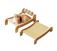 Lits Superposés Chats Hamac 2 en Bois Respirant et Lavable