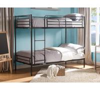 Lits superposés DUOTIS II - 2 x 90 x 190 cm - Noir