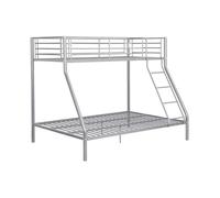 Lits superposés ELEVATIO IV - 90 et 140 x 190 cm - Acier - Argent