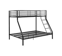Lits superposés ELEVATIO IV - 90 et 140 x 190 cm - Acier - Noir